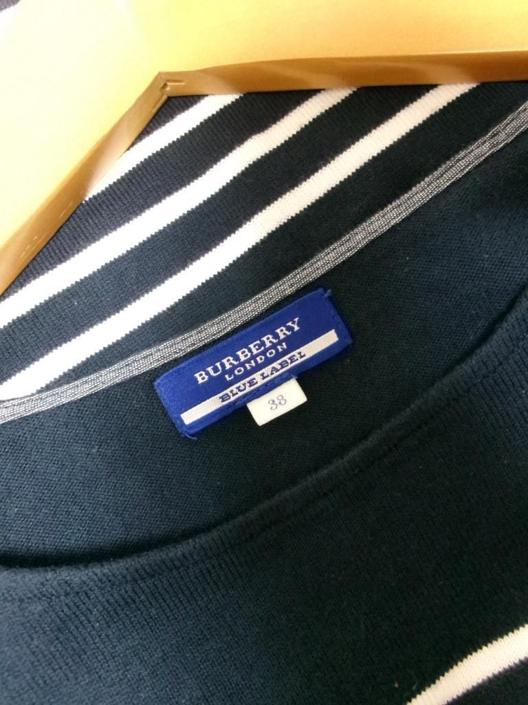 BURBERRY BLUE LABEL バーバリーブルーレーベル カットソー ボーダー