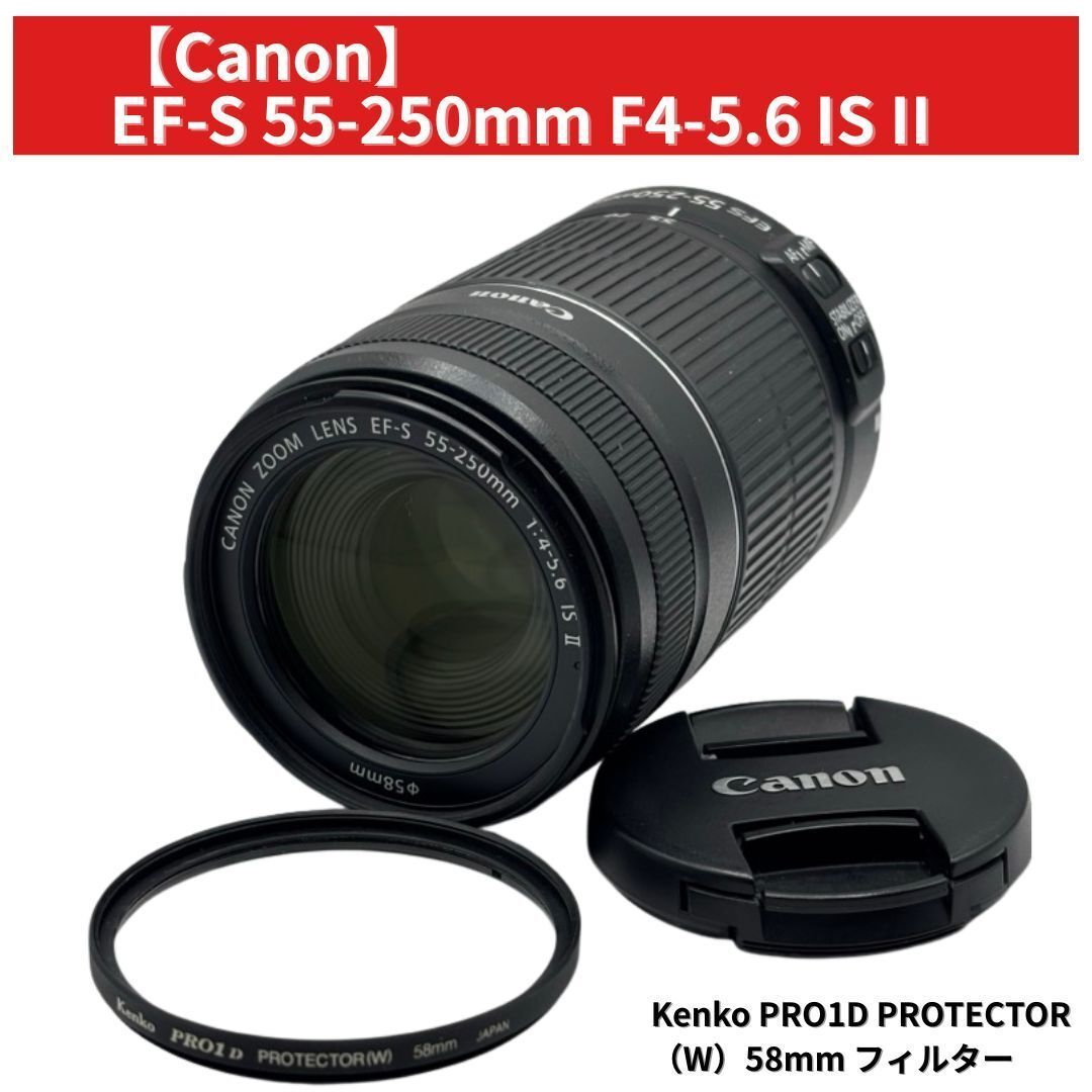 Canon EF-S 55-250mm F4-5.6 IS II｜望遠ズーム・手ブレ補正・前