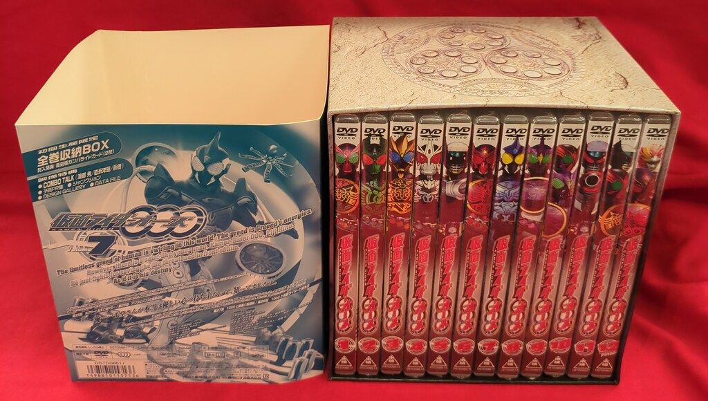 特撮DVD 初回)仮面ライダーオーズ 全12巻 セット ※BOXヘコミ大/11巻分