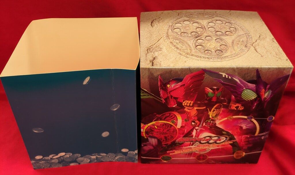 特撮DVD 初回 仮面ライダーオーズ 全12巻 セット BOXヘコミ大|11巻分スリーブ折れ大