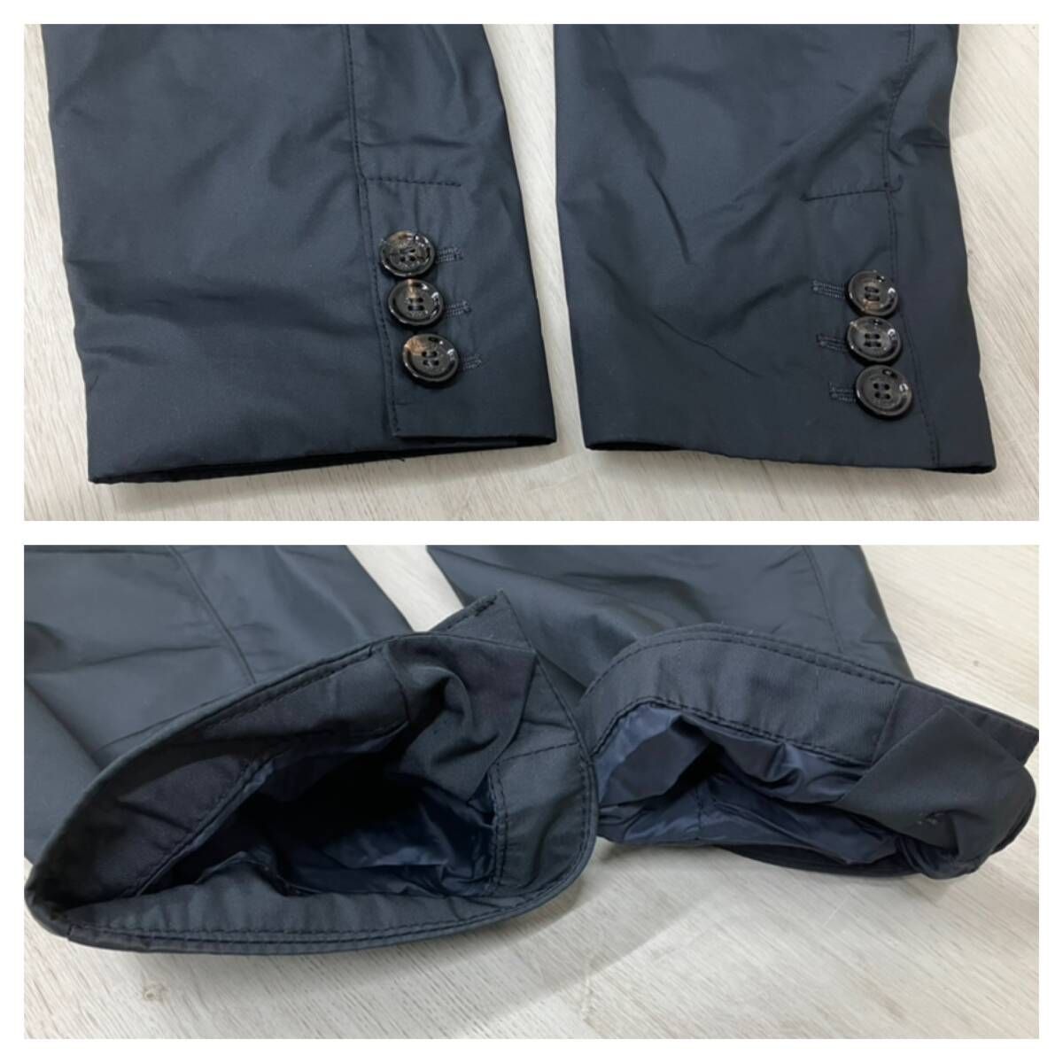 MOORER ムーレー ステンカラーコート サイズ48 イタリア製 ネイビー