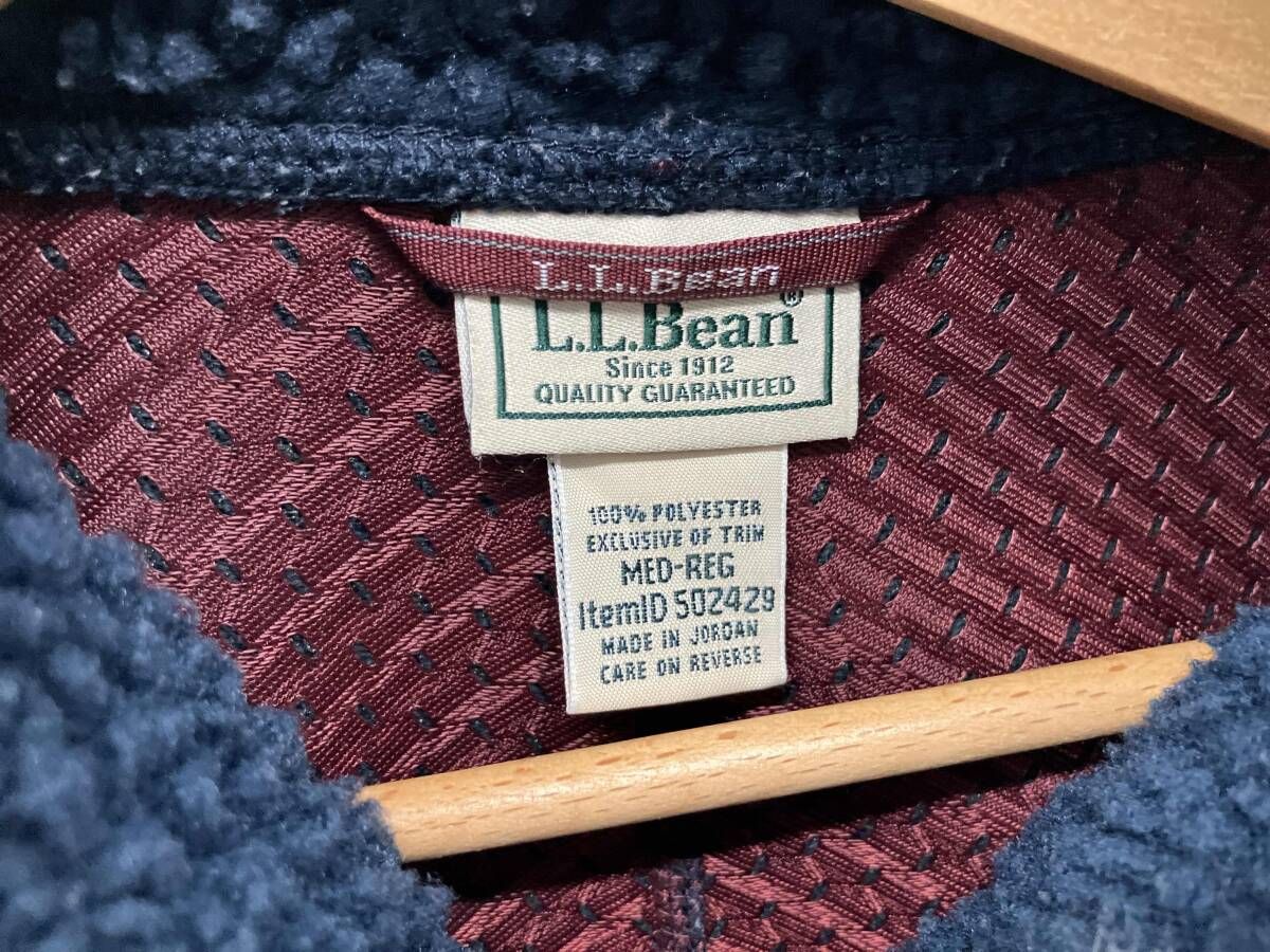 L.L Bean ボアベスト 502429 ネイビー - メルカリ