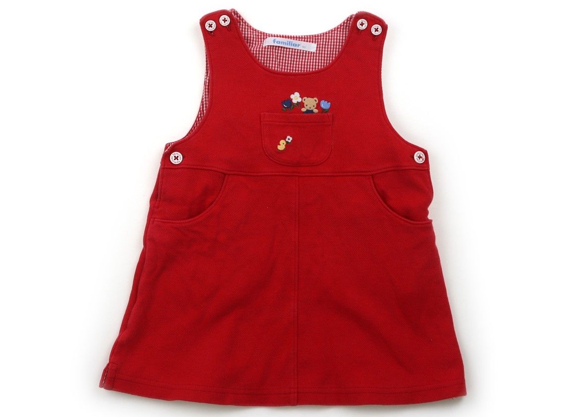 ファミリア/familiar】ジャンパースカート 90サイズ 女の子【子供服