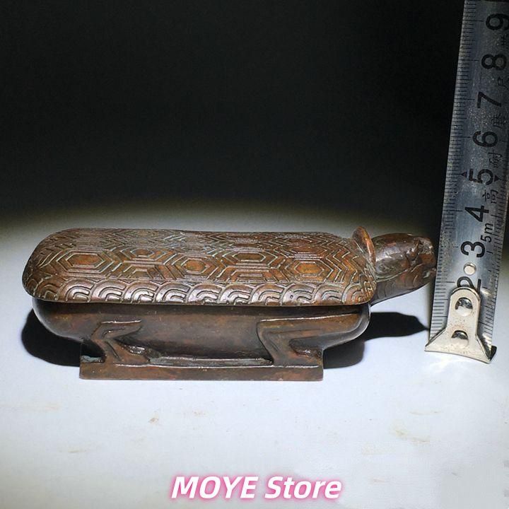 竜亀 墨盒 硯台 文房四宝 書房 工芸品 美術品 zw0128 - メルカリ