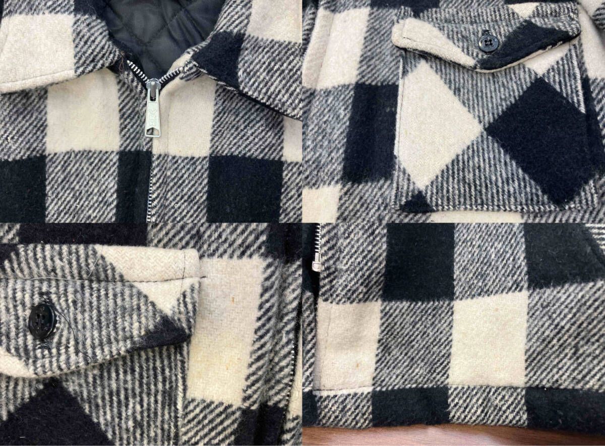 VIP その他ジャケット バッファローチェック ウール 70s 80s USA製