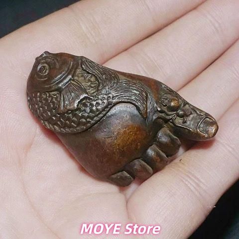 銅 細工 茶道具 香道具 蓋置 zw0128 知足常楽 つがい 銅製 工芸品美術