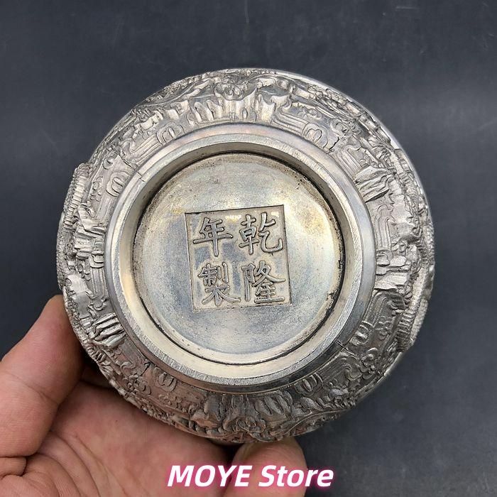 銅 細工 浮彫り 龍鳳碗 工芸品 zw0128 - メルカリ