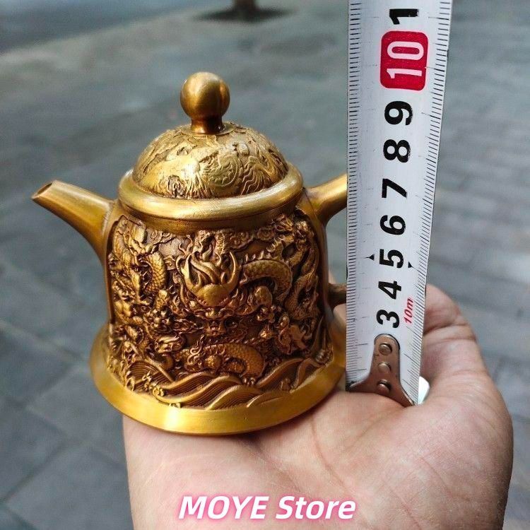 銅器 浮彫竜紋花瓶 美品 重厚 装飾品 工芸品 置物 銅器 浮彫竜紋花瓶 美品 重厚 装飾品 工芸品 置物 銅器 浮彫竜紋花瓶