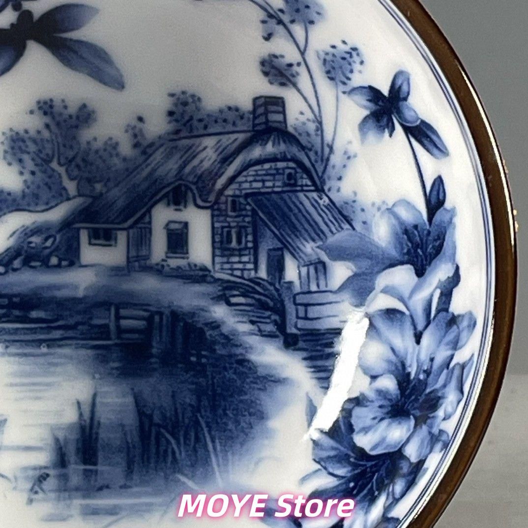 清三代鯖山水図花觚 景徳鎮 陶磁器 書斎の 装飾品 工芸品 美術品 置物 清三代鯖山水図花觚 景徳鎮 陶磁器 書斎の 装飾品 工芸品 美術品 置物