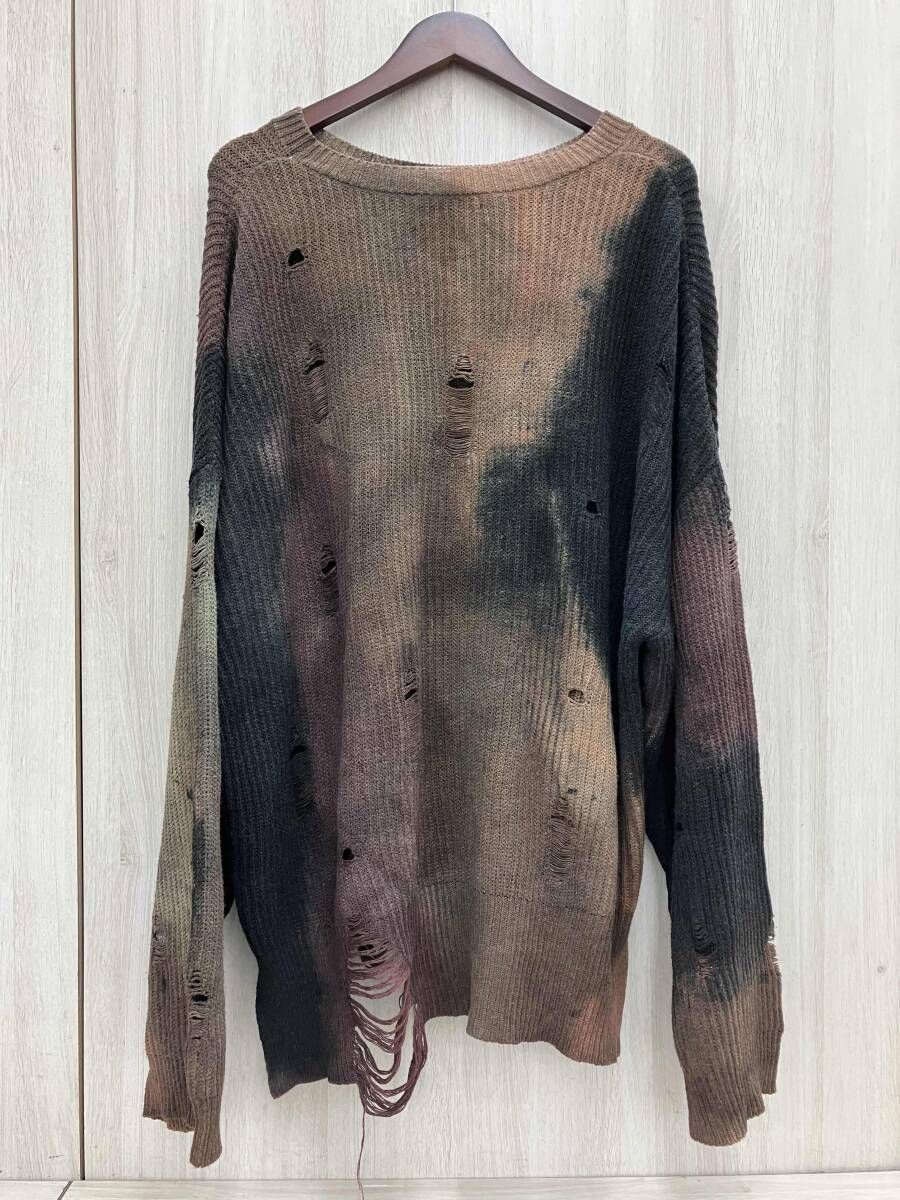 TTT MSW ニット サイズFREE ダメージ加工 TTT-2020AW-KT01 マルチ