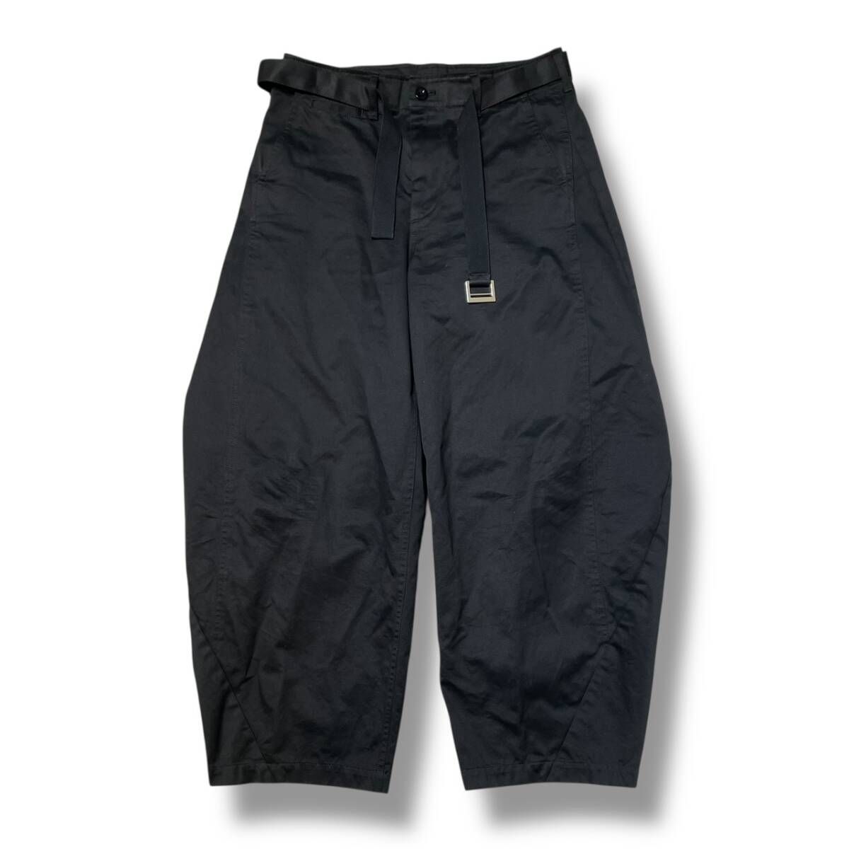 26ss sacai ロングパンツ Cotton Chino Pants サイズ1 ブラック 26