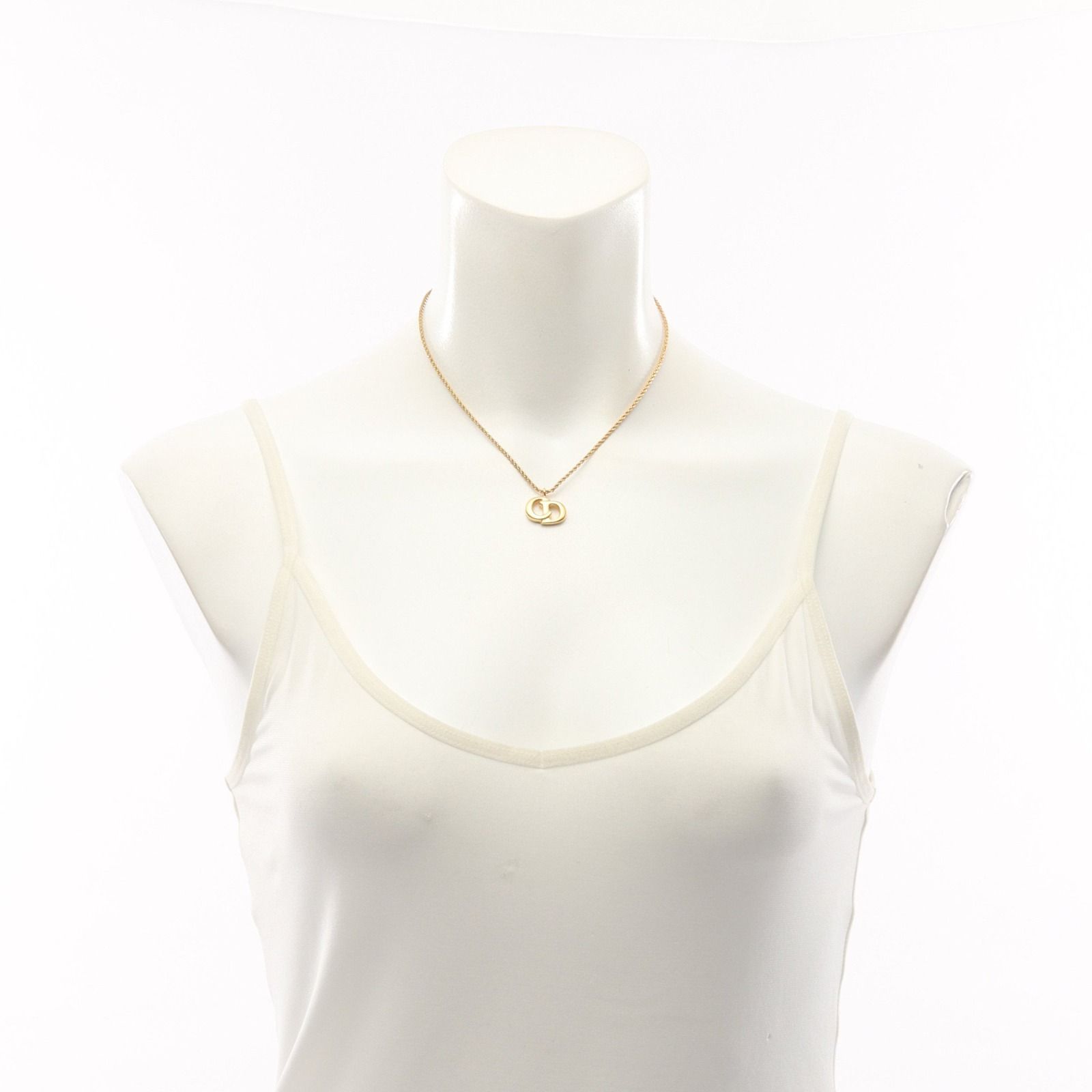 ディオール Dior ネックレス CDロゴ GP（ゴールドメッキ） ネックレス