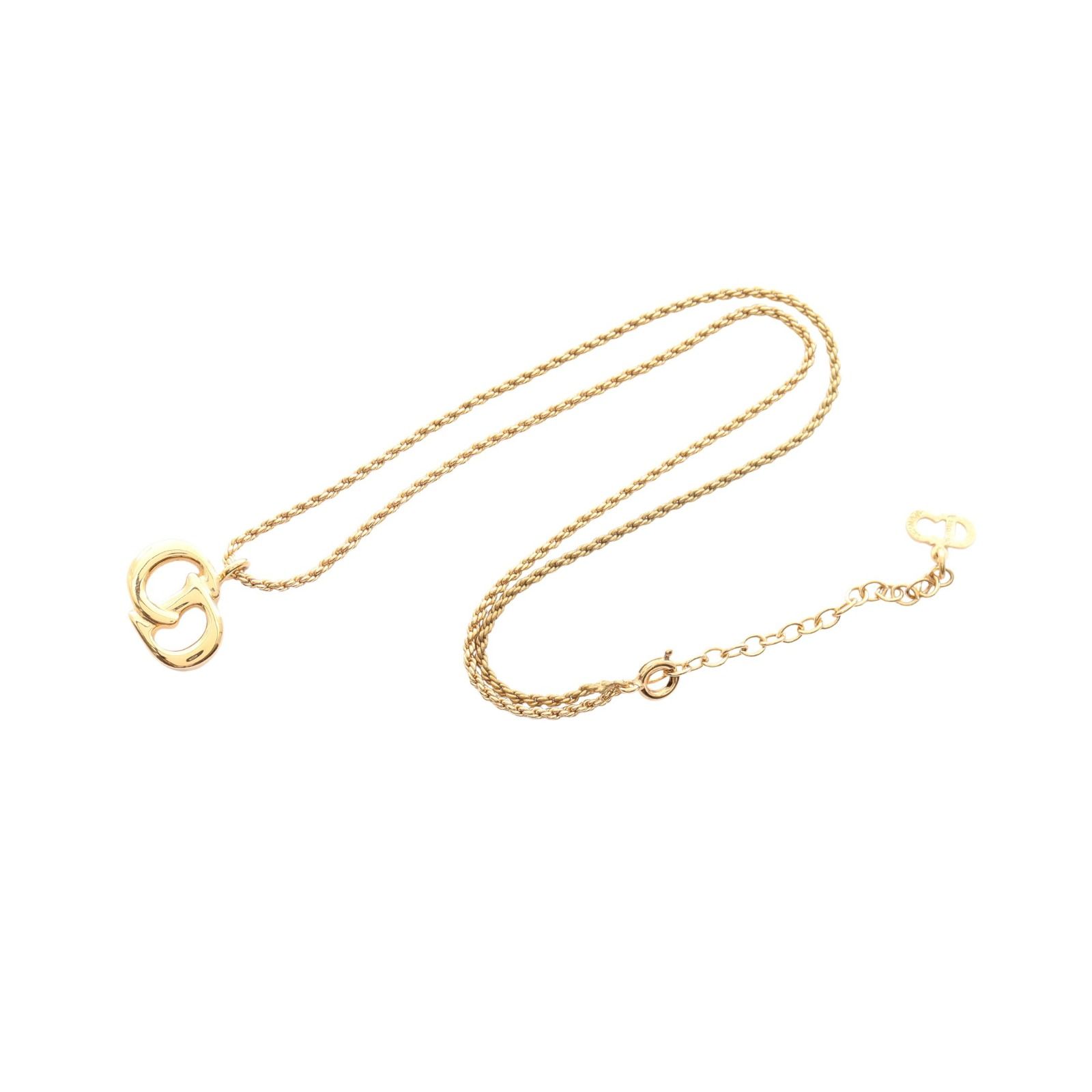 ディオール Dior ネックレス CDロゴ GP（ゴールドメッキ） ネックレス
