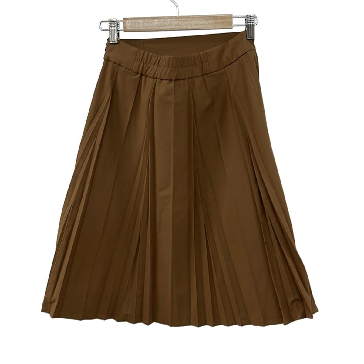 【新品、タグ付き】FRED PERRY ブラウン プリーツスカート サイズ10 FRED PERRY(フレッドペリー) ロングスカート サイズUSA6 M レディース