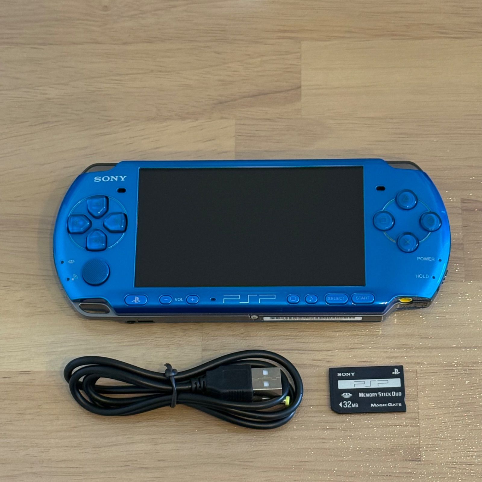 1-114 PSP-3000 バイブラント・ブルー 箱付き - メルカリ