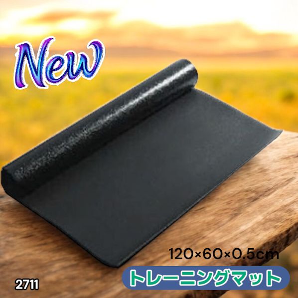 2711 トレーニング マット 120cm 大きい 防音 ヨガ エクササイズ 筋