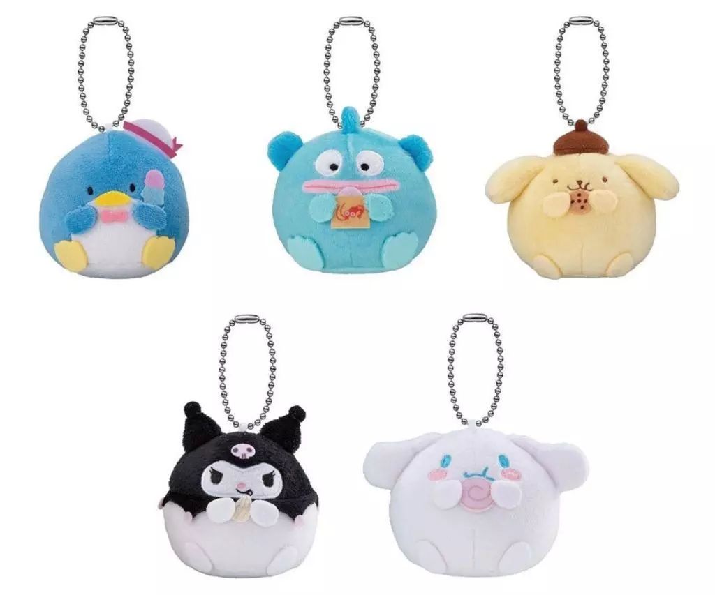 中古】ぬいぐるみマスコット・ぬいぐるみバッジ 全5種セット