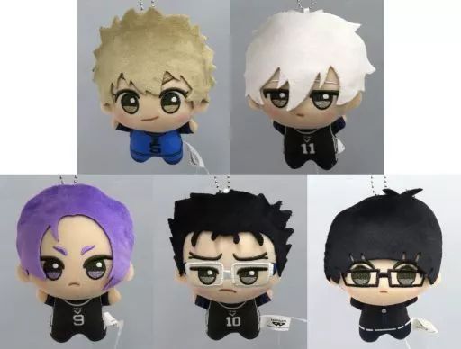 ぬいぐるみマスコット ぬいぐるみバッジ 全5種セット ちびぐるみvol.3 ブルーロック