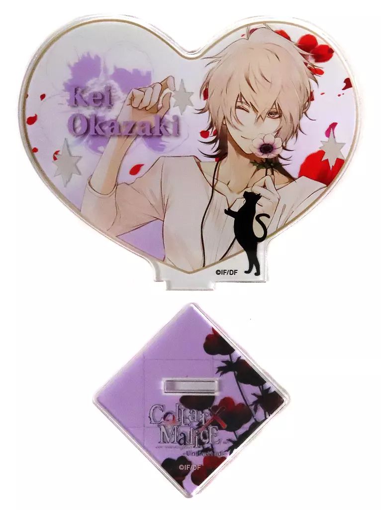 中古】アクリルスタンド・アクリルパネル 岡崎契 ハートアクリル