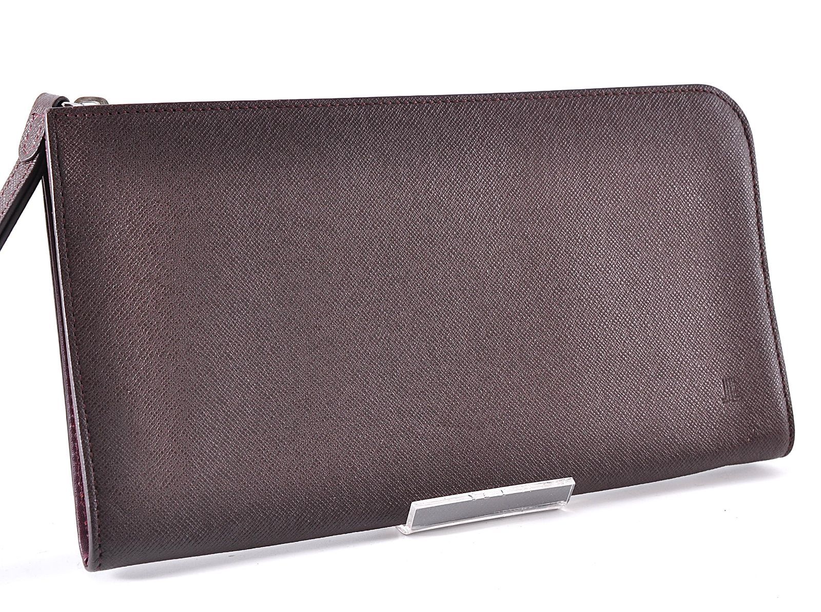 LANCEL ブラウン 長財布 美品 LANCEL ランセル Long Wallet 長財布 Brown ブラウン 茶 Zip