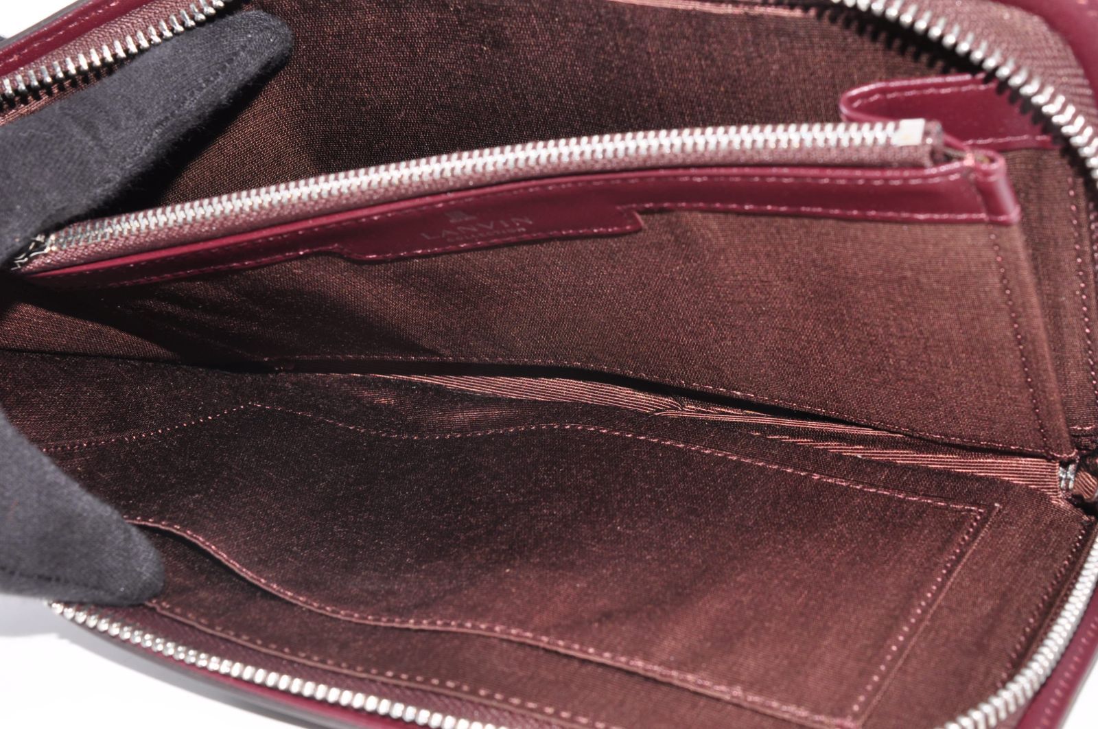 美品 LANCEL ランセル Long Wallet 長財布 Brown ブラウン 茶 Zip