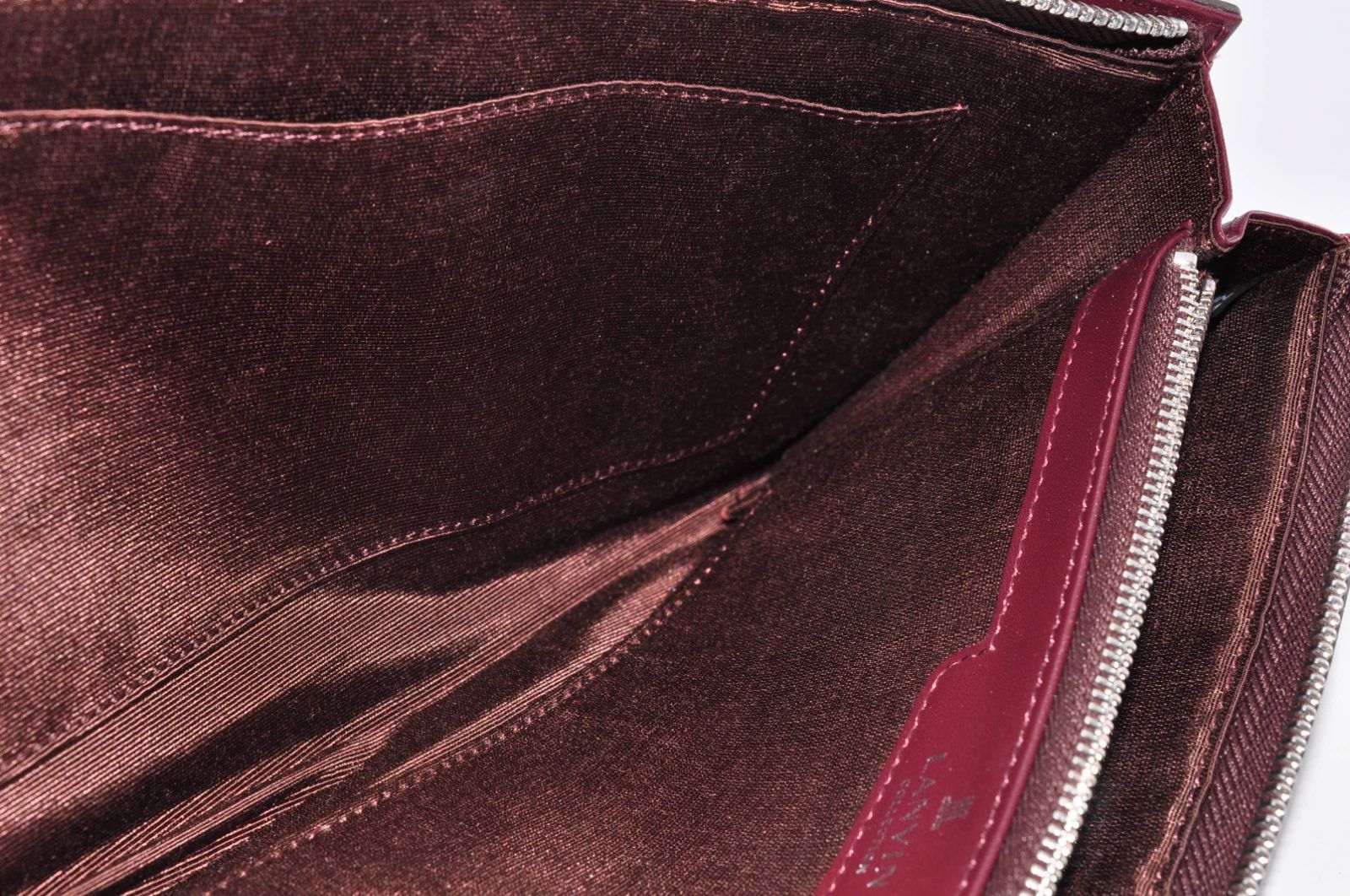 美品 LANCEL ランセル Long Wallet 長財布 Brown ブラウン 茶 Zip