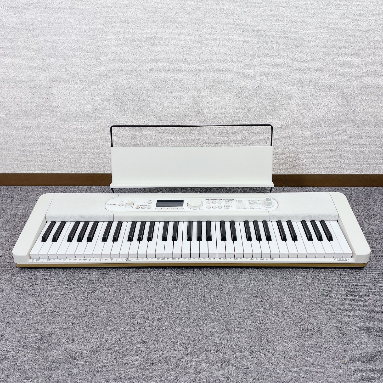 CASIO 光ナビゲーション 電子キーボード LK-526 動作確認済み - メルカリ