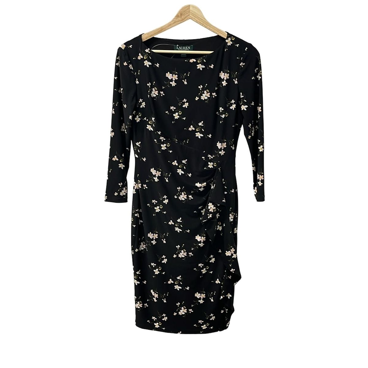 LAUREN コンシャス　ワンピース　花柄　4 RALPH ローレン RalphLauren(ラルフローレン) ワンピース サイズ4 S レディース美品