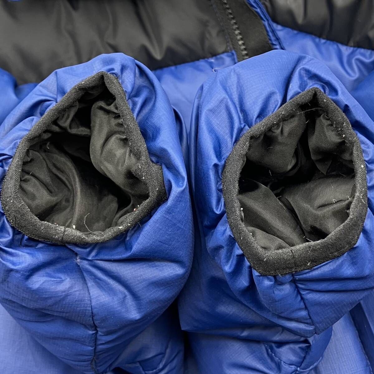 まゅりん　 ダウン　サミットシリーズ　850フィル　ブルー THE NORTH FACE ノースフェイス ダウンジャケット ブルー ブラック