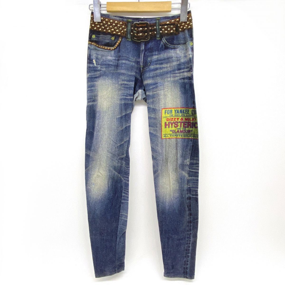 HYSTERIC GLAMOUR ヒステリックグラマー デニムプリント レギンス