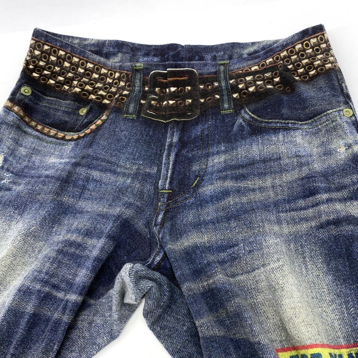 HYSTERIC GLAMOUR ヒステリックグラマー デニムプリント レギンス