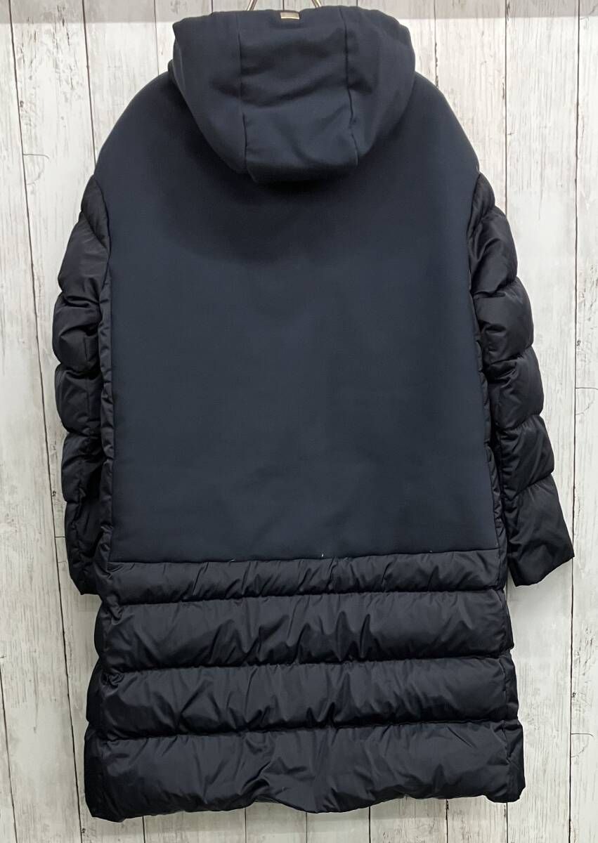 HERNO ダウンコート ヘルノフーデットダウンジャケット 切り替え