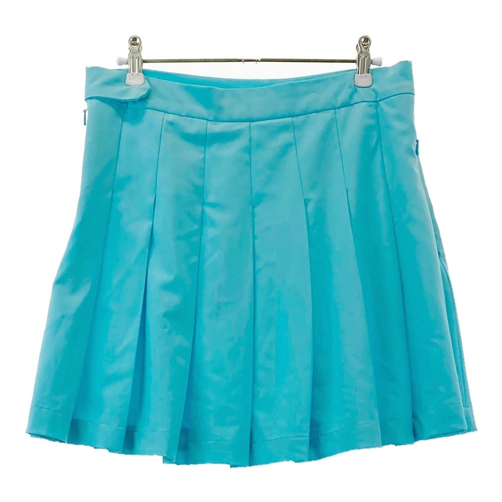【新品未使用】J.LINDEBERG ジェイリンドバーグ 水色 プリーツスカート サイズ：M J.LINDEBERG ジェイリンドバーグ プリーツスカート ブルー系
