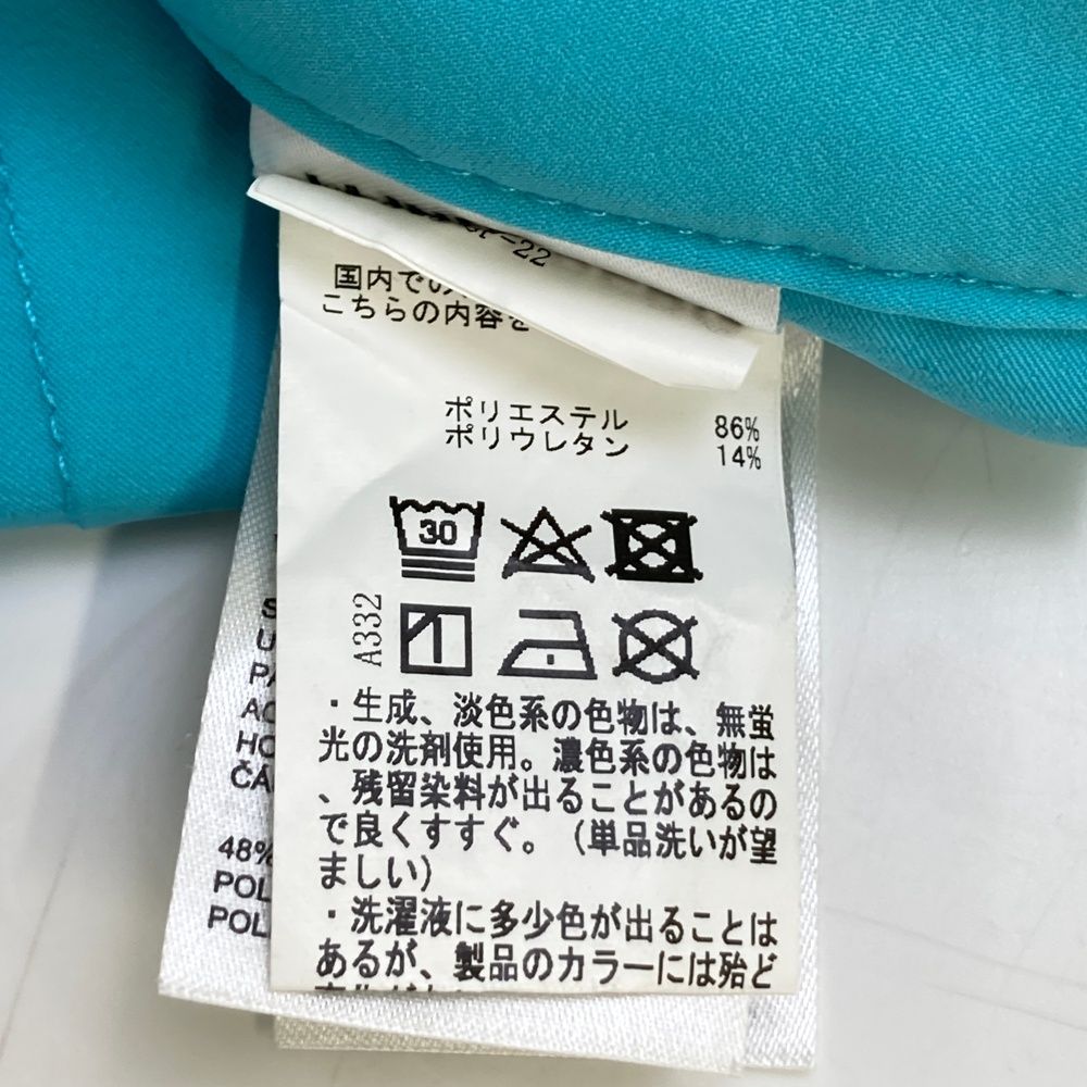 サイズ：M J.LINDEBERG ジェイリンドバーグ プリーツスカート ブルー系