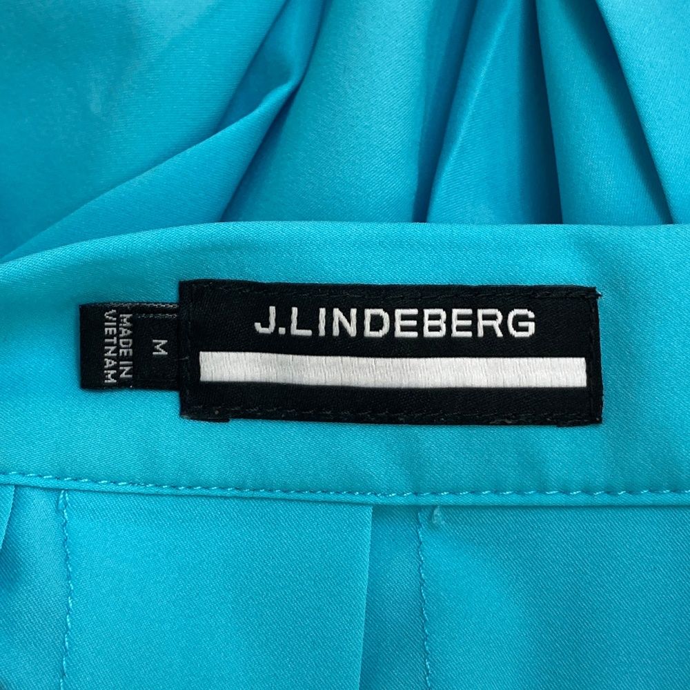 サイズ：M J.LINDEBERG ジェイリンドバーグ プリーツスカート ブルー系