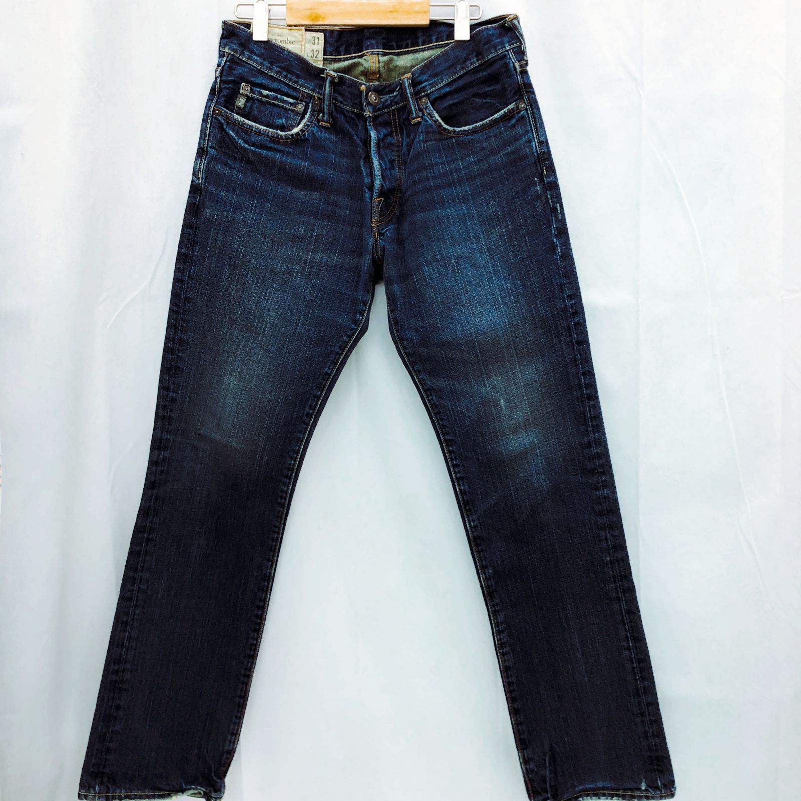 美品】Abercrombie&Fitch 黒デニム ストレッチ 12L/31 
