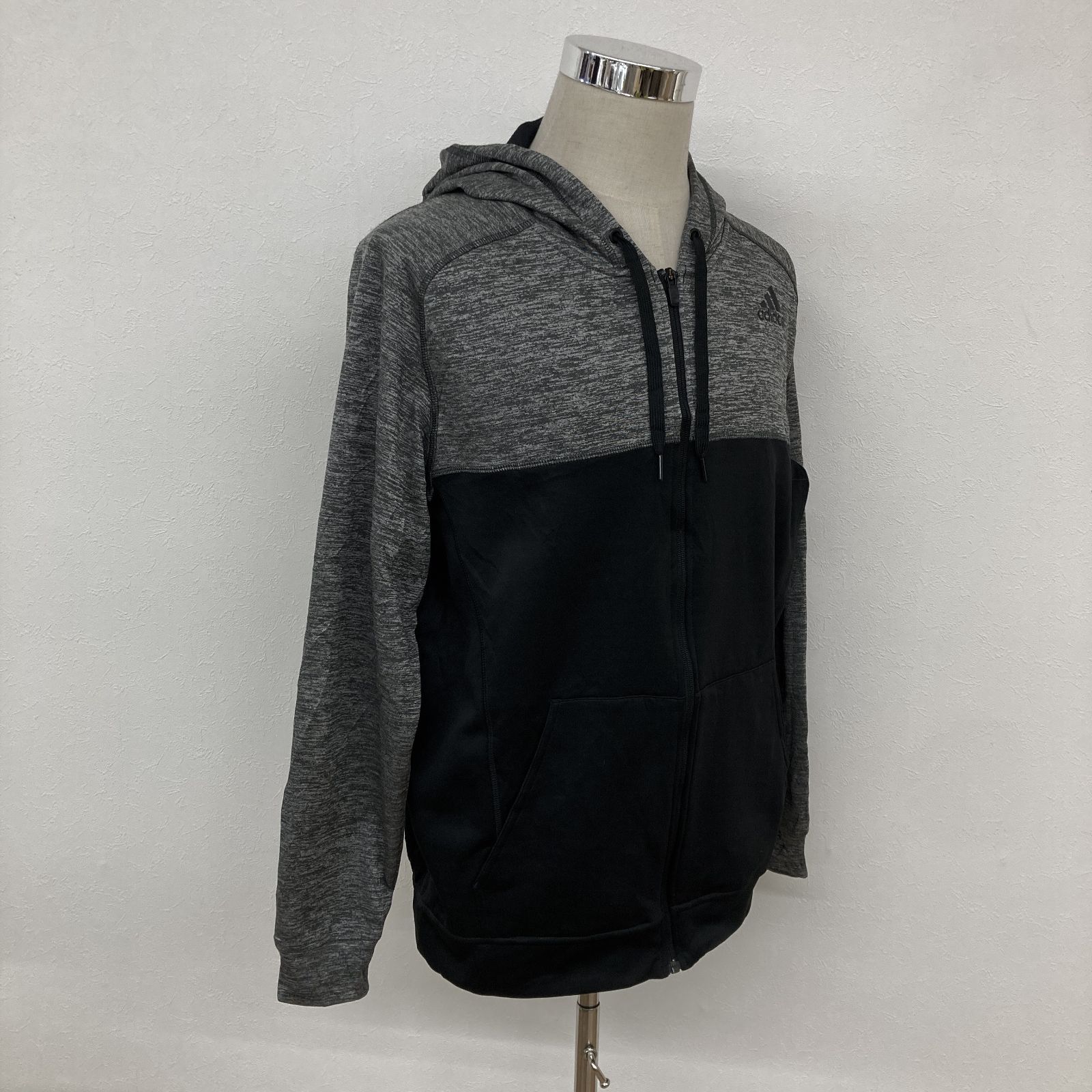 ☆美品 adidas アディダス ブラック ジャージリブジャケット 3XL(4L