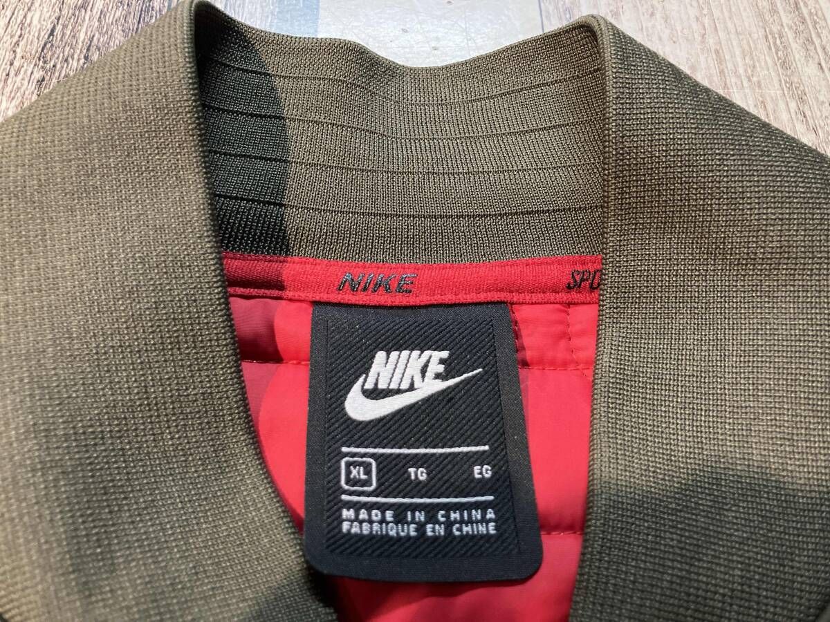 NIKE ナイキ SYN FILL BOMBER SYNフィル ボンバージャケット カーキx