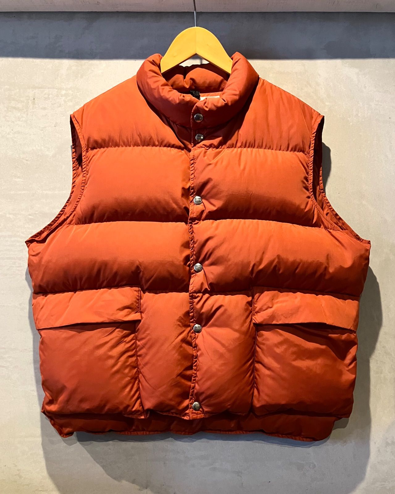 70's Woolrich-Down vest-(size XL) ウールリッチ ダウンベスト - メルカリ
