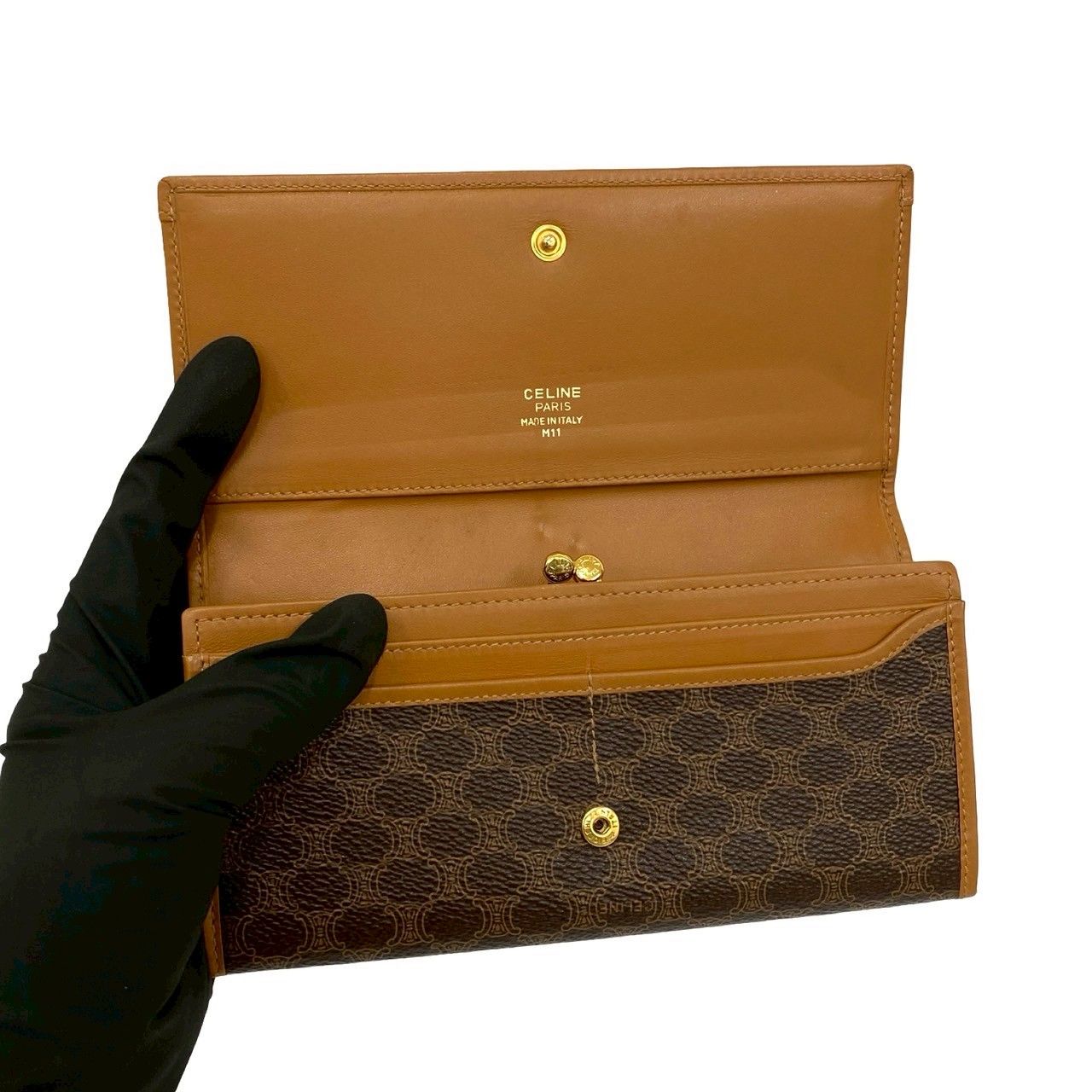 極 美品 CELINE セリーヌ ヴィンテージ マカダム ブラゾン トリオンフ