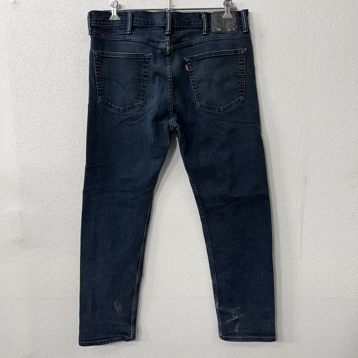 Levi's 502 デニムパンツ W38 ネイビー リーバイス ジップアップ