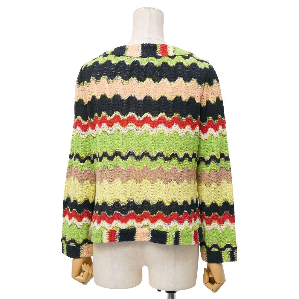 MISSONI ミッソーニ 波状ストライプセーター　シェブロン柄　ヴィンテージ MISSONI ミッソーニ 波状ストライプセーター シェブロン柄