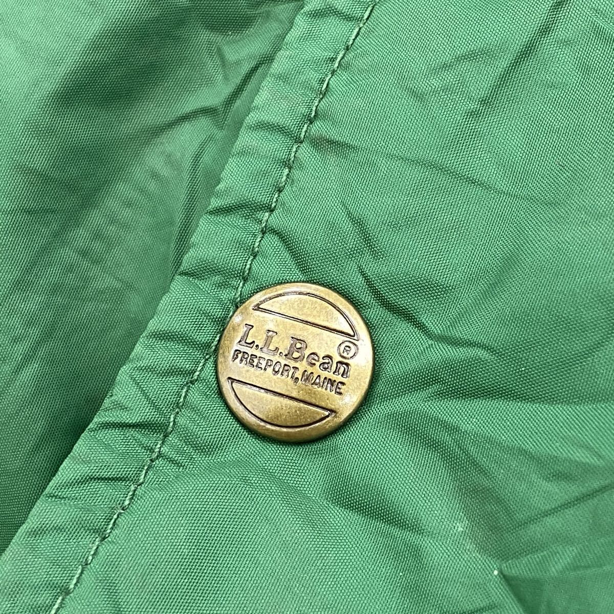 80s L.L.Bean ダウンベスト XL グリーン エルエルビーン グースダウン