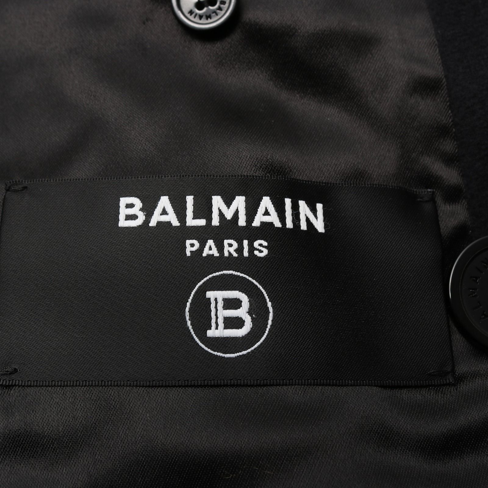 バルマン BALMAIN ナポレオン ジャケット ブラック ウール ナポレオン