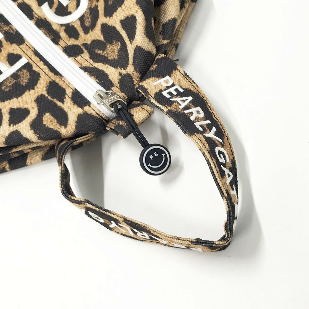 PEARLY GATES パーリーゲイツ シューズケース ニコちゃん レオパード柄