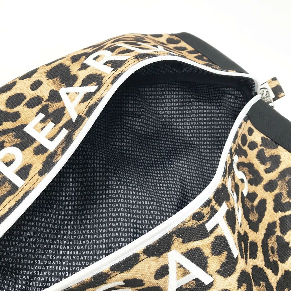 PEARLY GATES パーリーゲイツ シューズケース ニコちゃん レオパード柄