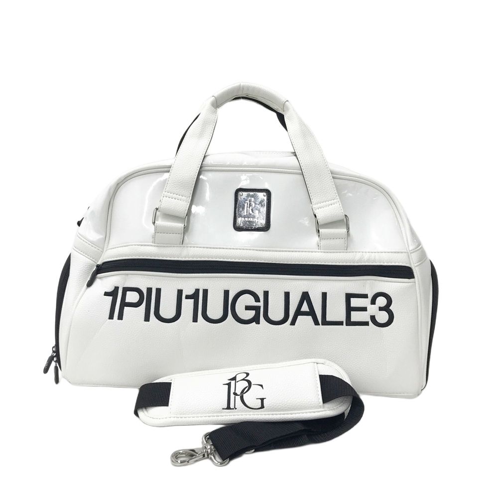 【未使用】1piu1uguale3ボストン 1PIU1UGUALE3 GOLF 2WAY ボストンバッグ ホワイト系 [240101616168