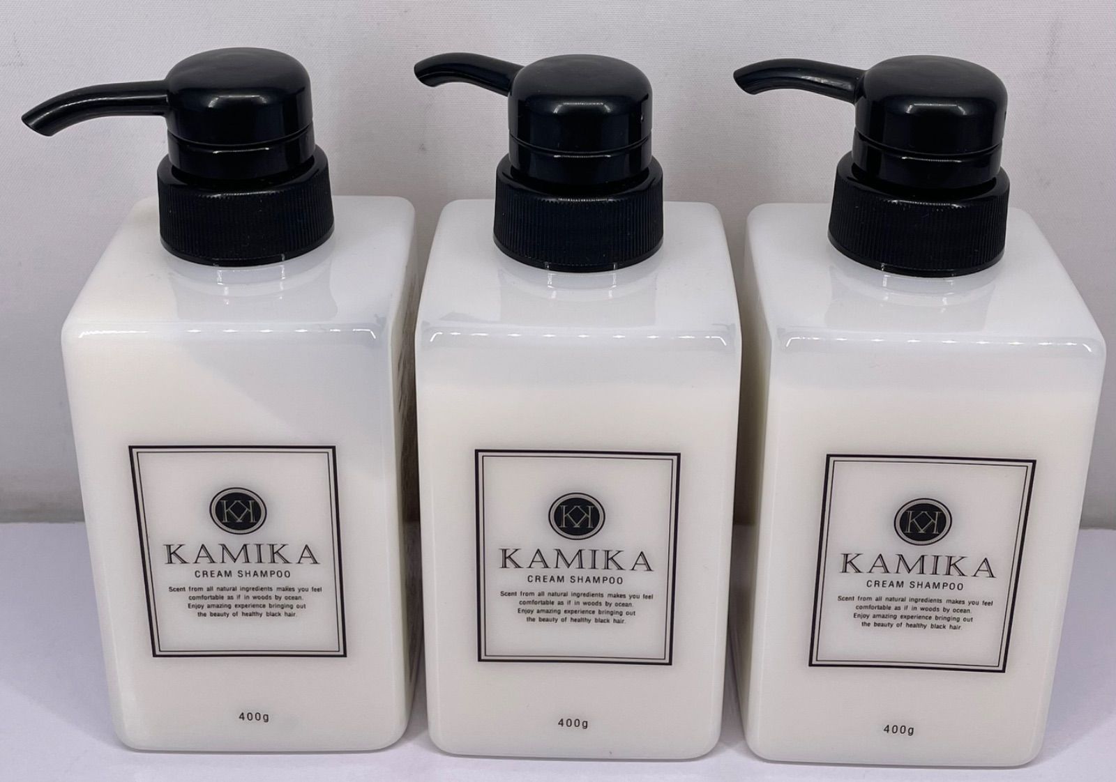 KAMIKA カミカオールインワンクリームシャンプー　400g×3本セット 楽天市場】KAMIKA カミカ クリームシャンプー 【定期便なら16％OFF／4