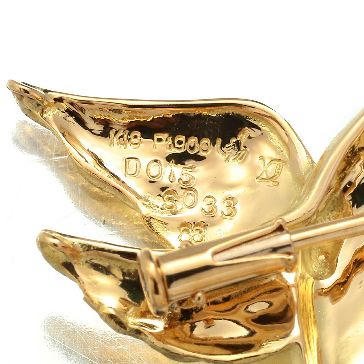 石川暢子 NOBUKO ISHIKAWA 鳥モチーフブローチ ダイヤモンド