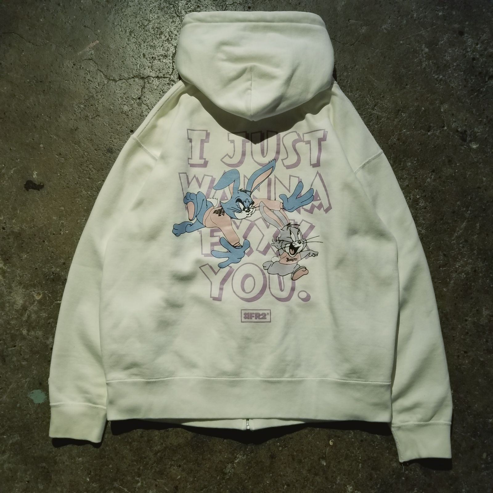 FR2 Chasing Bunny トムとジェリー ジップアップパーカー XL エフ 